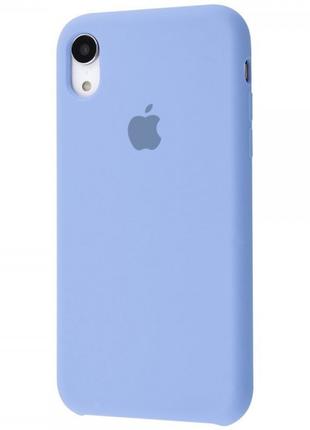 Чехол Silicone Case для iPhone XR Lilac (силиконовый чехол гол...