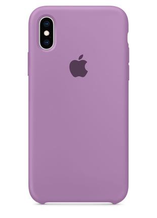 Чехол Silicone Case для iPhone X / Xs Blueberry (силиконовый ч...