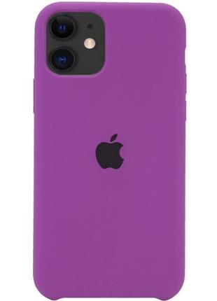 Чехол Silicone Case для iPhone 11 Purple (силиконовый чехол си...
