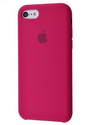 Чехол Silicone Case для iPhone 7 / 8 Rose Red (силиконовый чех...