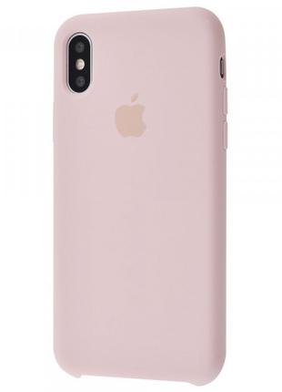 Чехол Silicone Case для iPhone X / Xs Pink Sand (силиконовый ч...