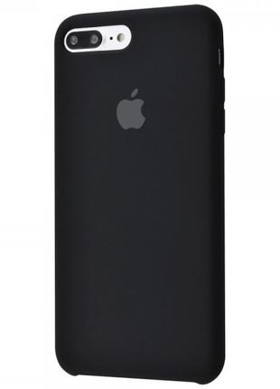 Чехол Silicone Case для iPhone 7+ / 8+ Black (силиконовый чехо...