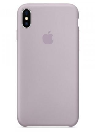 Чехол Silicone Case для iPhone X / Xs Lavender (силиконовый че...