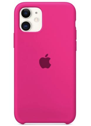 Чехол Silicone Case для iPhone 11 Barbie Pink (силиконовый чех...