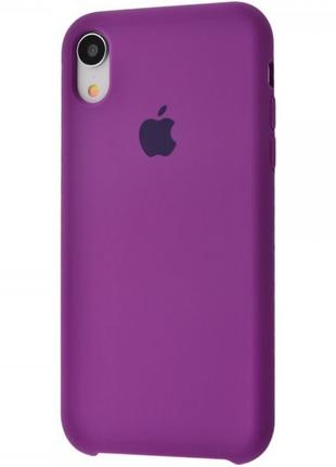 Чехол Silicone Case для iPhone XR Purple (силиконовый чехол си...