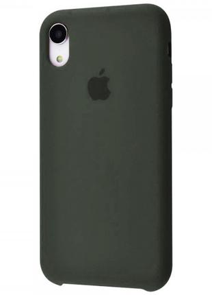 Чехол Silicone Case для iPhone XR Cyprus Green (силиконовый ки...