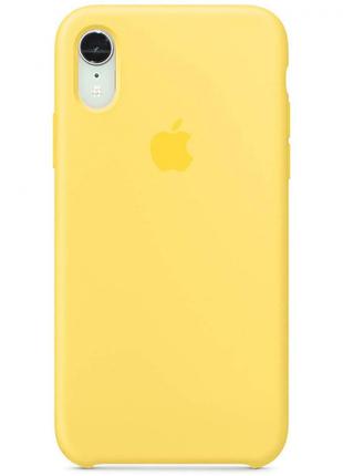 Чехол Silicone Case для iPhone XR Yellow (силиконовый чехол же...