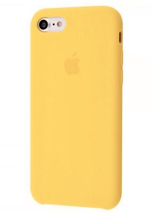 Чехол Silicone Case для iPhone 7 / 8 Yellow (силиконовый чехол...