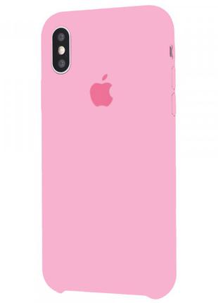 Чехол Silicone Case для iPhone X / Xs Light Pink (силиконовый ...