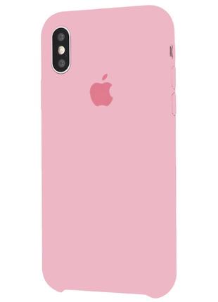 Чехол Silicone Case для iPhone Xs Max Light Pink (силиконовый ...