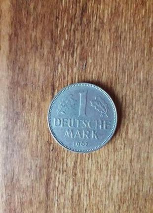 Монета 1 Deutsche Mark 1962 рік