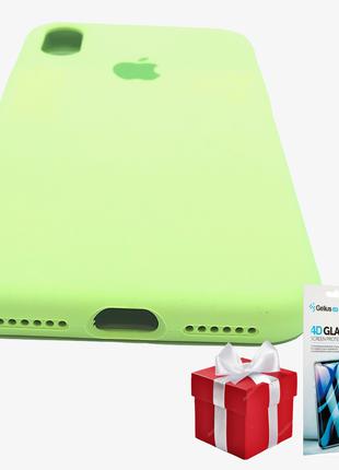 Чехол Original Full Soft Case for iPhone X/Xs Avocado