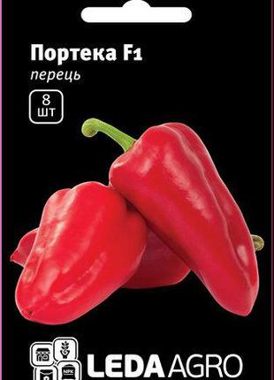 Семена перца Портека (Porteca) F1, 8 шт., сладкого, ТМ "ЛедаАгро"
