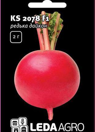 Семена редьки КС 2078 (KS 2078) F1, 1 гр., красной, ТМ "ЛедаАгро"