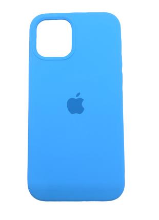 Чехол Original Full Soft Case for iPhone 12/12 Pro Blue (16)
