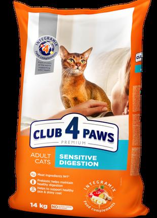 Клуб 4 лапи Преміум Sensitive - корм для котів із чутливим тра...