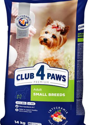 Сухий корм Premium Клуб 4 Лапи для собак малих порід 14 кг.