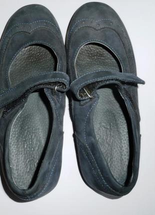 Продам туфли arial престиж, 34 размер, кожа, темно-синие, 17-1333
