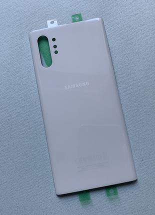 Samsung Galaxy Note 10 Plus задняя крышка на замену White стекло