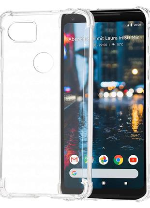 Google Pixel 2 XL чехол прозрачный силиконовый AirBag
