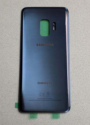 Samsung Galaxy S9 Blue синяя задняя крышка (задняя стеклянная ...