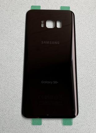 Samsung Galaxy S8 Plus Black задняя крышка черная (задняя стек...