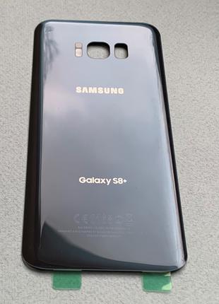 Samsung Galaxy S8 Plus Blue синяя задняя крышка (задняя стекля...