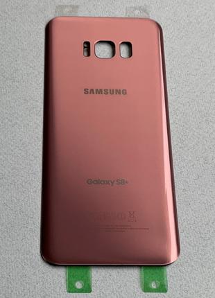 Samsung Galaxy S8 Plus Pink розовая задняя крышка (задняя стек...