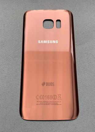 Samsung Galaxy S7 Edge Pink задняя крышка розовая, стекло