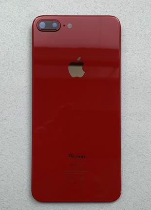Apple iPhone 8 Plus Red задня кришка червона кольору зі склом ...