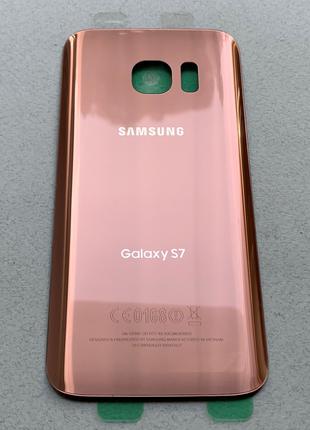 Samsung Galaxy S7 Pink задняя крышка розовая, стекло