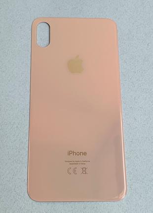 Apple iPhone XS Max Gold задняя крышка "золотая", стекло Big Hole