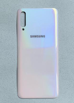 Samsung Galaxy A70 White белая задняя крышка, стекло, на замену