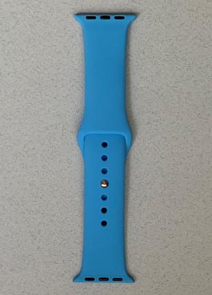 Ремінець силіконовий Sport Band Blue для Apple Watch на моделі...