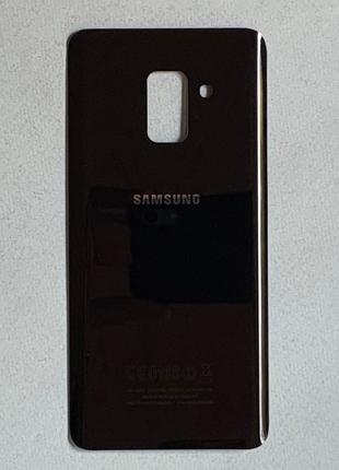 Samsung Galaxy A8 Black чёрная задняя крышка стеклянная новая