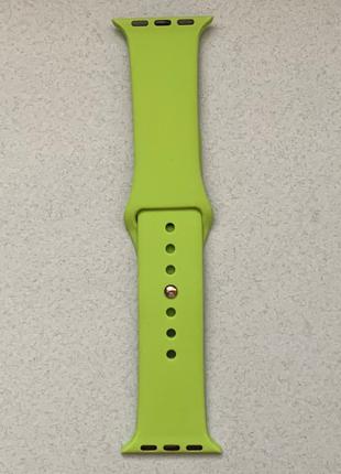 Ремешок силиконовый Sport Band Green для Apple Watch на модели...