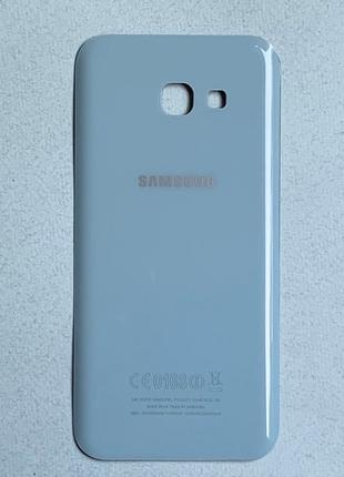 Samsung Galaxy A5 2017 (A520) Blue голубая задняя крышка, стек...