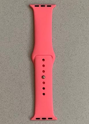 Ремешок силиконовый Sport Band Light Pink для Apple Watch на м...