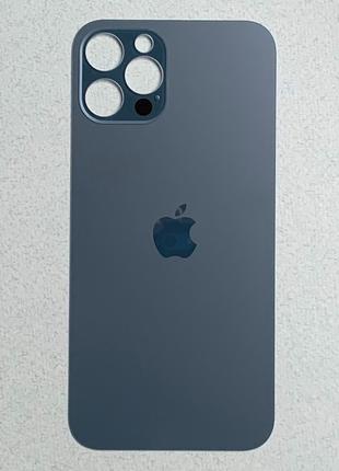 Apple iPhone 12 Pro Pacific Blue синяя задняя крышка на замену...