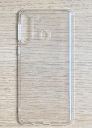 Samsung Galaxy A21 (Samsung SM-A215) чехол прозрачный силиконо...