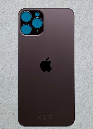 Apple iPhone 11 Pro Space Grey серая задняя крышка на замену с...