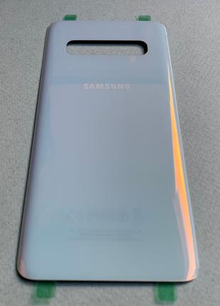Samsung Galaxy S10 White задняя крышка стекло белая (задняя па...
