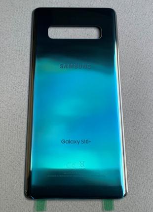 Samsung Galaxy S10 Plus Green задняя крышка стекло зеленая (за...