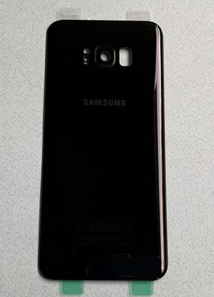 Samsung Galaxy S8 Plus Black задняя крышка черная со стеклом к...