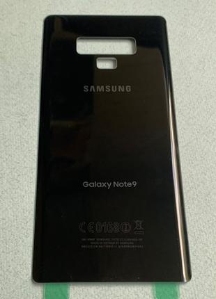 Samsung Galaxy Note 9 Black черная задняя крышка N960 N9600 ст...
