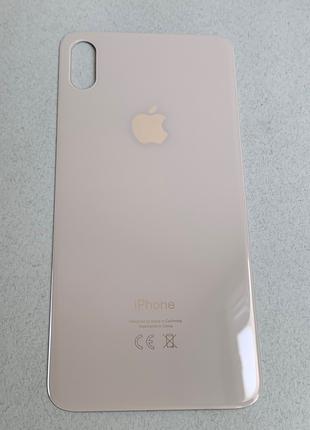 Apple iPhone XS Max Silver задня кришка білого кольору, скло