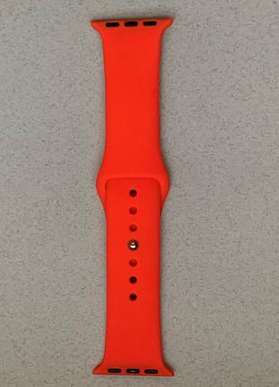 Ремешок силиконовый Sport Band Apricot для Apple Watch на моде...