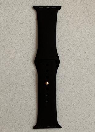 Ремешок силиконовый Sport Band Black для Apple Watch на модели...