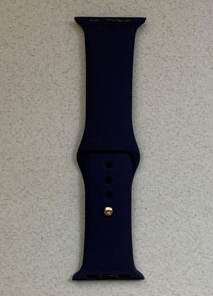 Ремешок силиконовый Sport Band Midnight Blue для Apple Watch н...