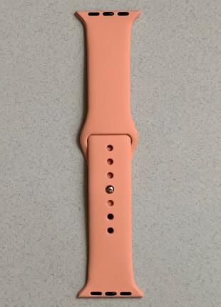 Ремешок силиконовый Sport Band Pink Sand для Apple Watch на мо...